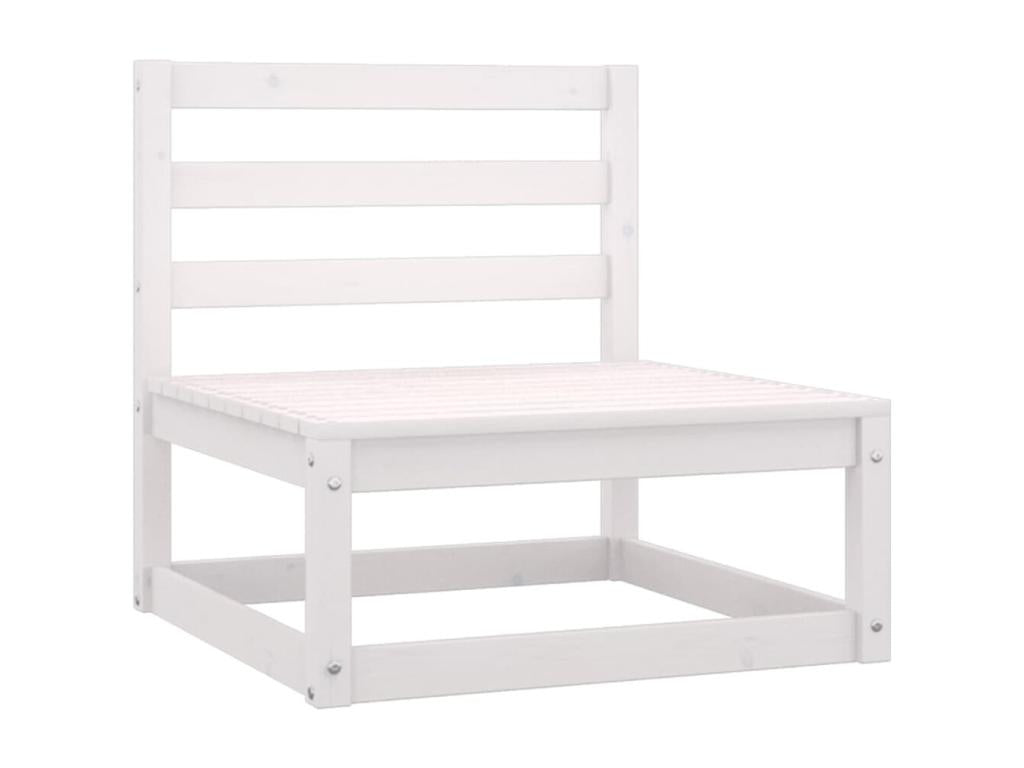 Pine Wood, Outdoor Furniture Set, White