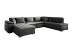 Sectional Sofa, 348 X 205 X 76 cm, Gray
