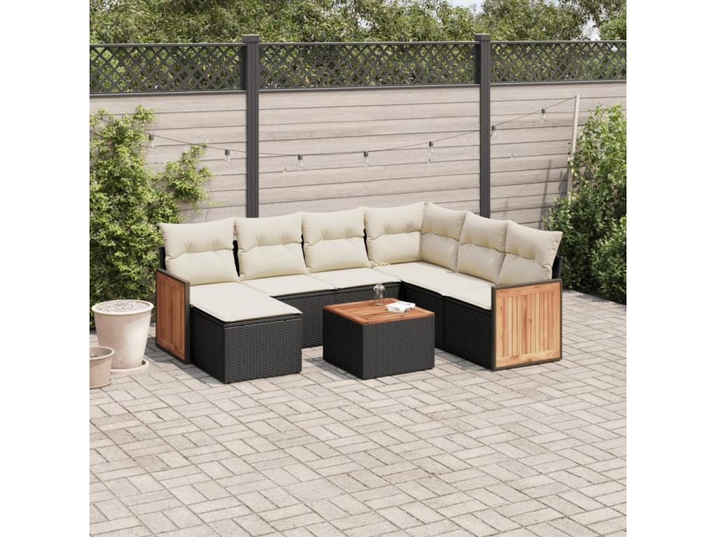 Woven Resin, Outdoor Furniture Set, Black