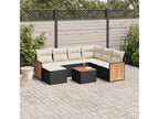 Woven Resin, Outdoor Furniture Set, Black