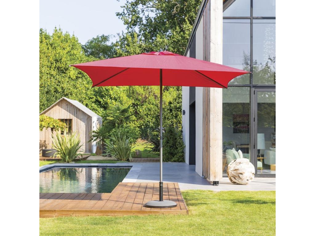 Patio Umbrella, 2.5 X 2.5 m, Red
