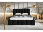 Velvet, Bed Base, 140 X 200 cm, Black