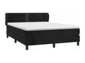 Velvet, Bed Base, 140 X 200 cm, Black