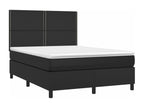 Faux Leather, Bed Base, White