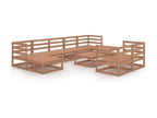 Pine Wood, Outdoor Furniture Set, Brown And Honey