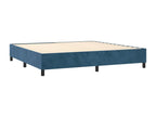 Velvet, Bed Base, 200 X 200 cm, Blue