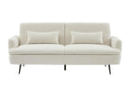 Fabric, Sofa, White