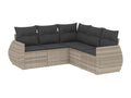 Woven Resin, Outdoor Furniture Set, Gray
