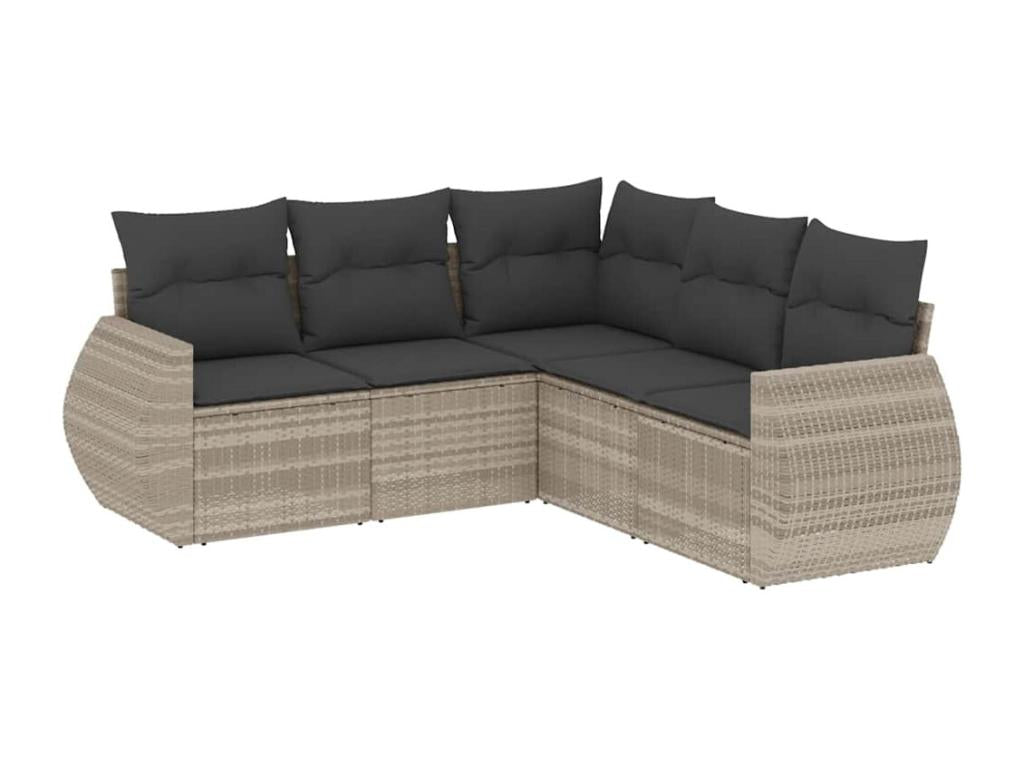 Woven Resin, Outdoor Furniture Set, Gray