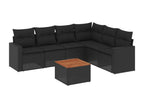 Woven Resin, Outdoor Furniture Set, Black