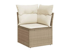 Woven Resin, Outdoor Furniture Set, Beige