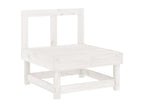 Pine Wood, Outdoor Furniture Set, White
