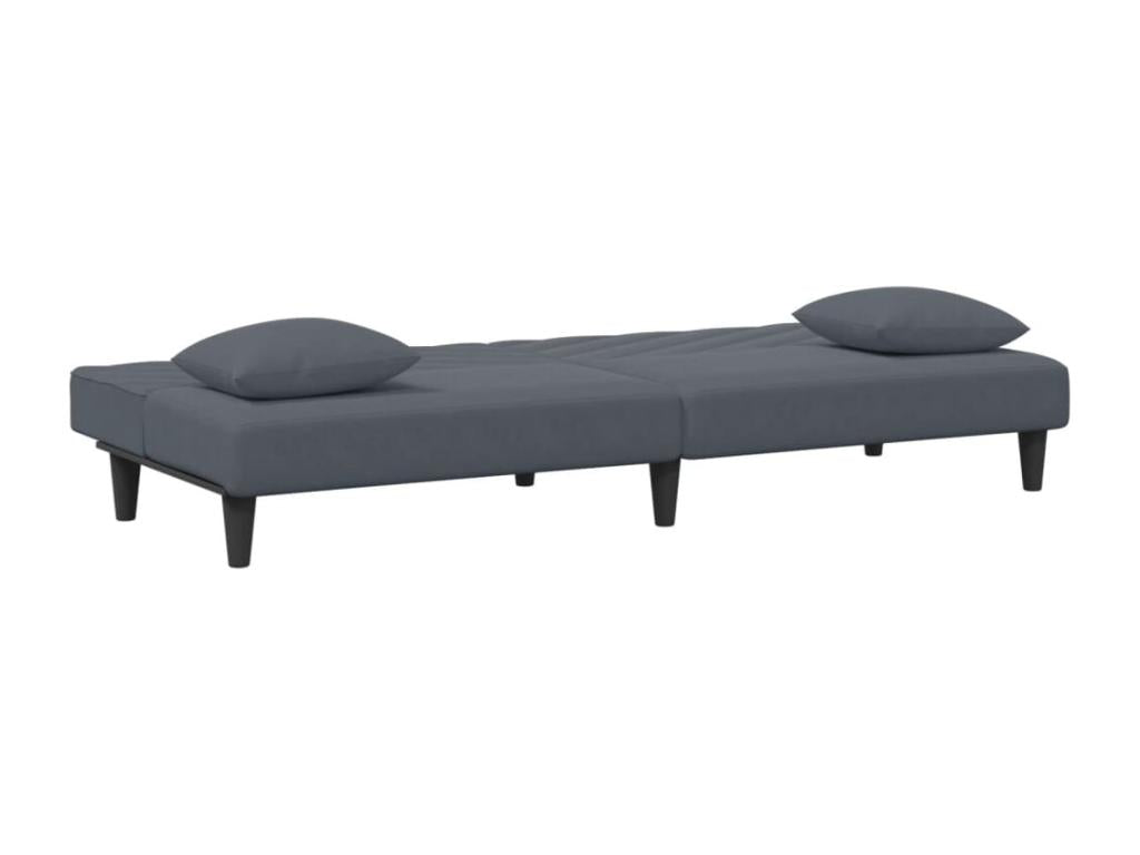 Velvet, Sofa, Gray
