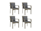 Woven Resin, Outdoor Furniture Set, Gray