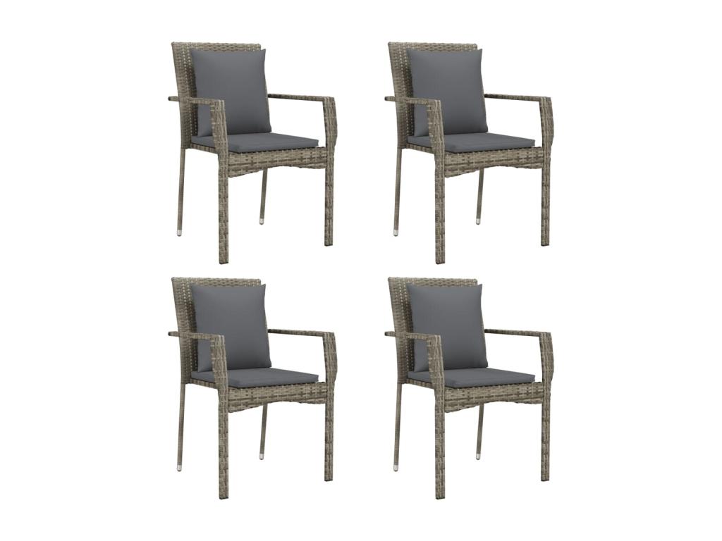 Woven Resin, Outdoor Furniture Set, Gray