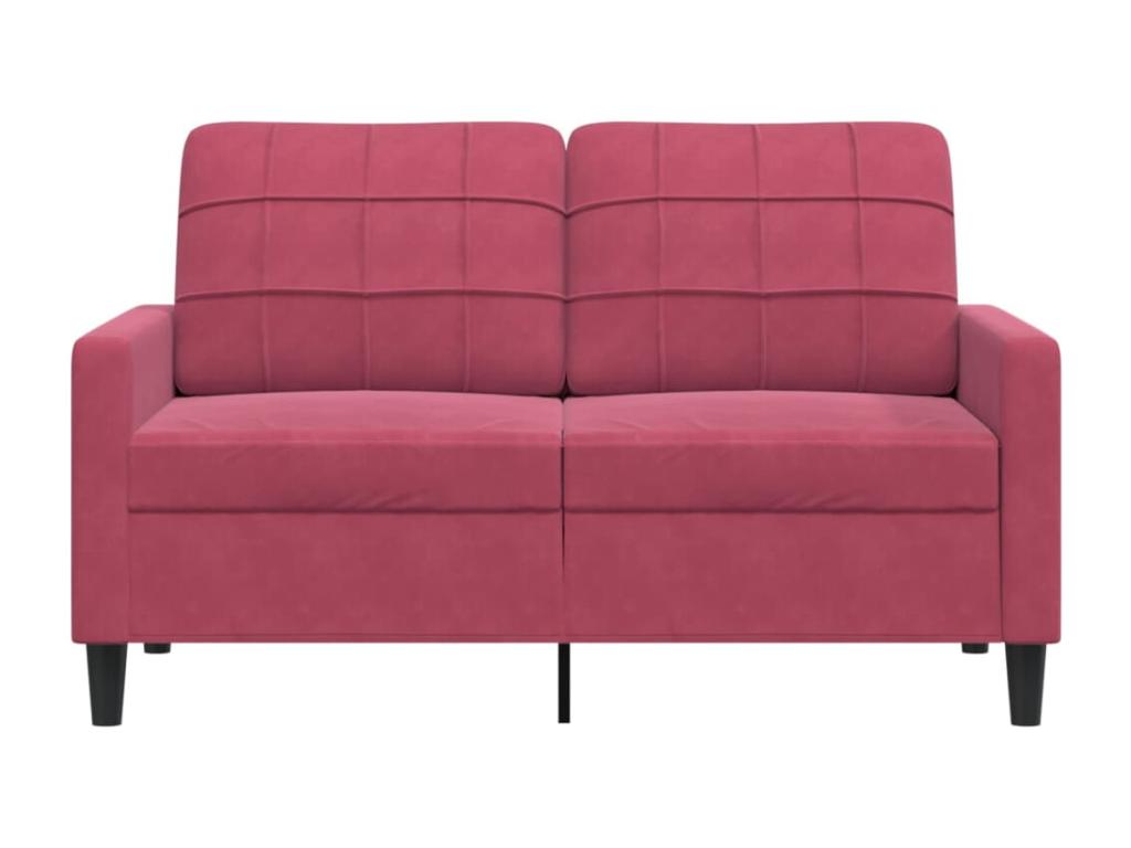 Velvet, Sofa, Red