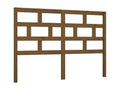 Solid Wood, Headboard, 156 X 4 X 100 cm, Brown