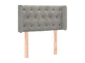 Velvet, Headboard, 83 X 16 X 78/88 cm, Gray