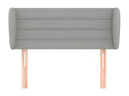 Fabric, Headboard, 83 X 23 X 78/88 cm, Gray