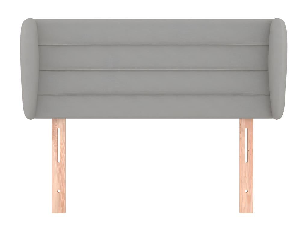 Fabric, Headboard, 83 X 23 X 78/88 cm, Gray