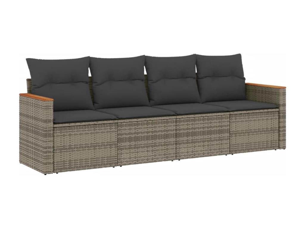 Woven Resin, Outdoor Furniture Set, Gray