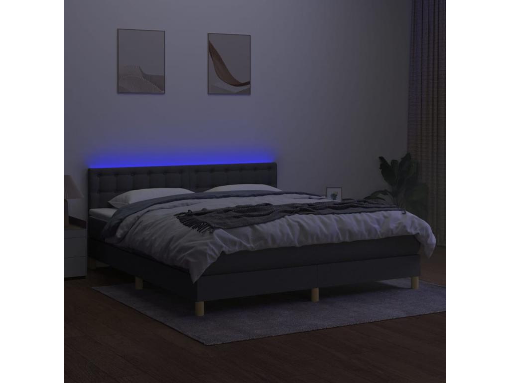 Bed Base, 160 X 200 cm, Gray