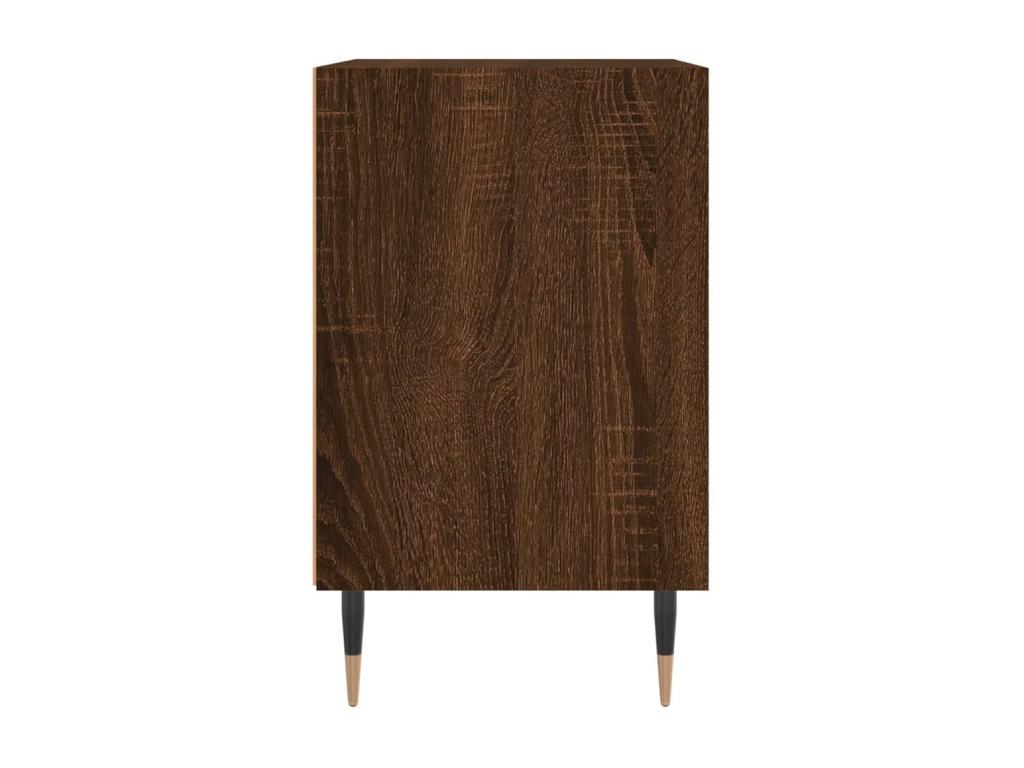 Oak Wood, Nightstand, 40 X 30 X 50 cm, Brown