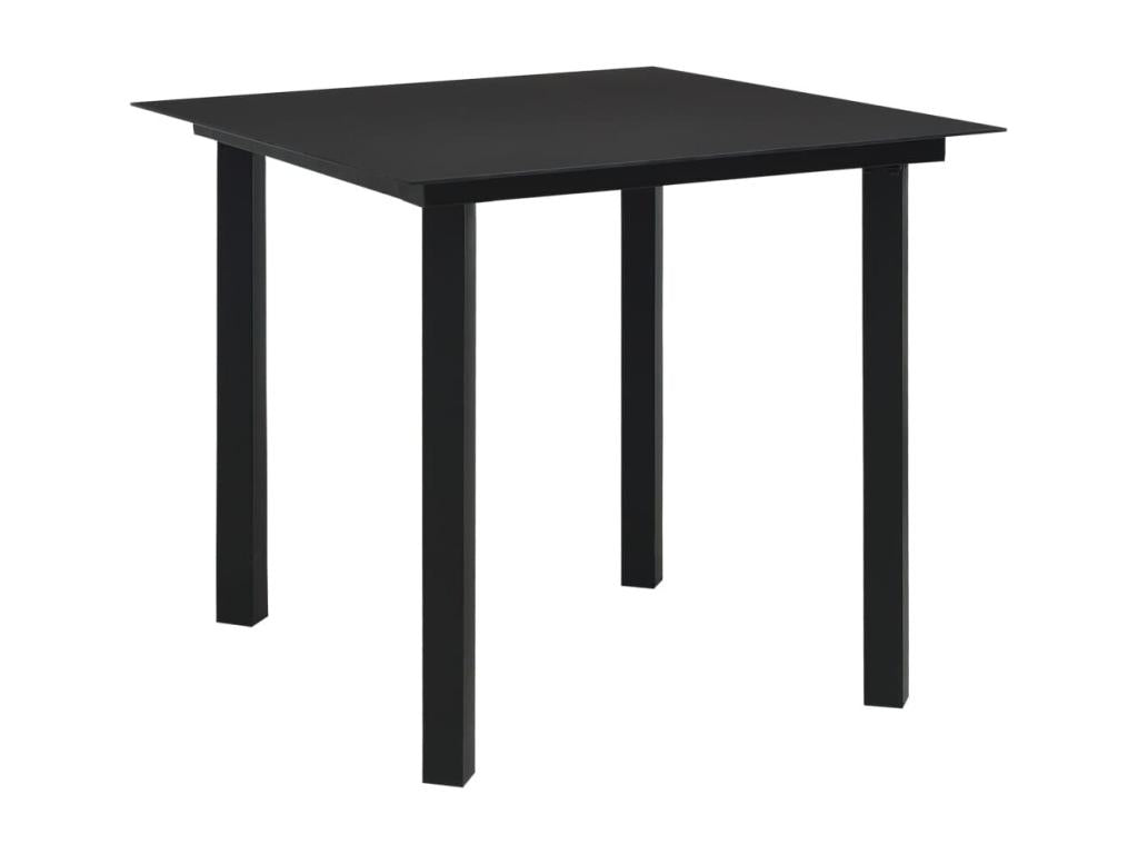 Woven Resin, Outdoor Furniture Set, Black