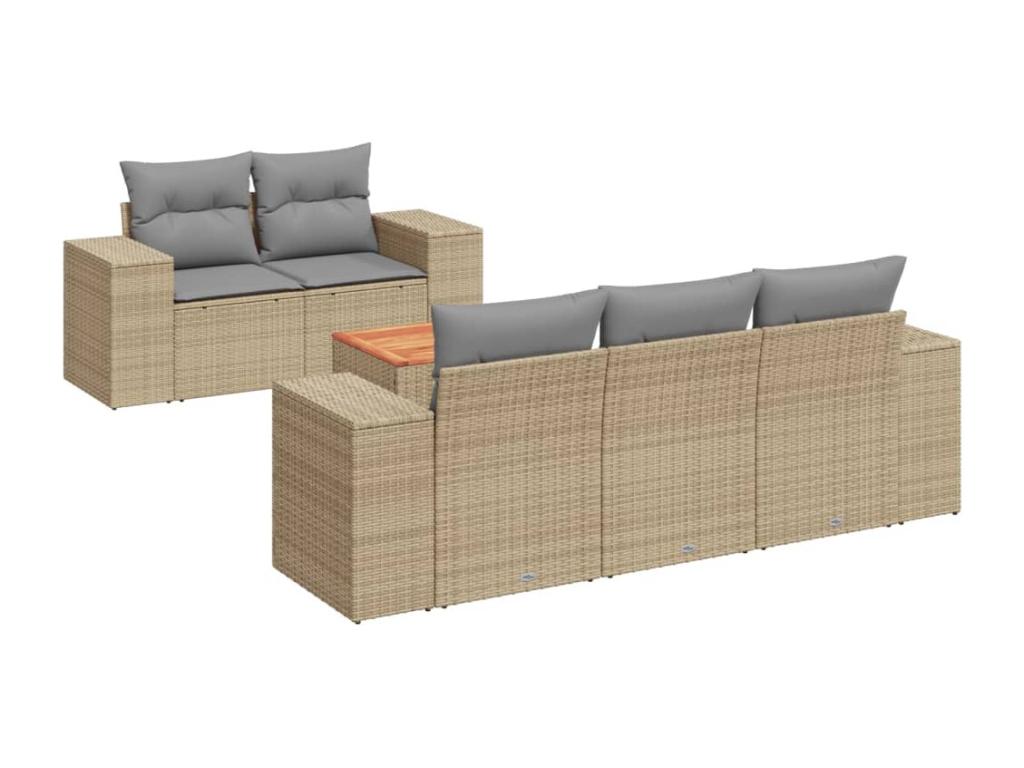 Woven Resin, Outdoor Furniture Set, Beige