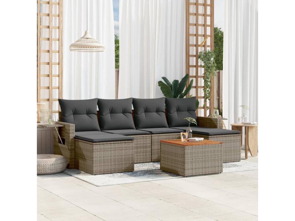 Woven Resin, Outdoor Furniture Set, Gray