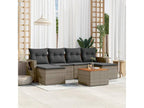 Woven Resin, Outdoor Furniture Set, Gray