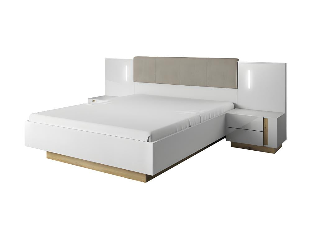 Bed Base, 160 X 200 cm, White