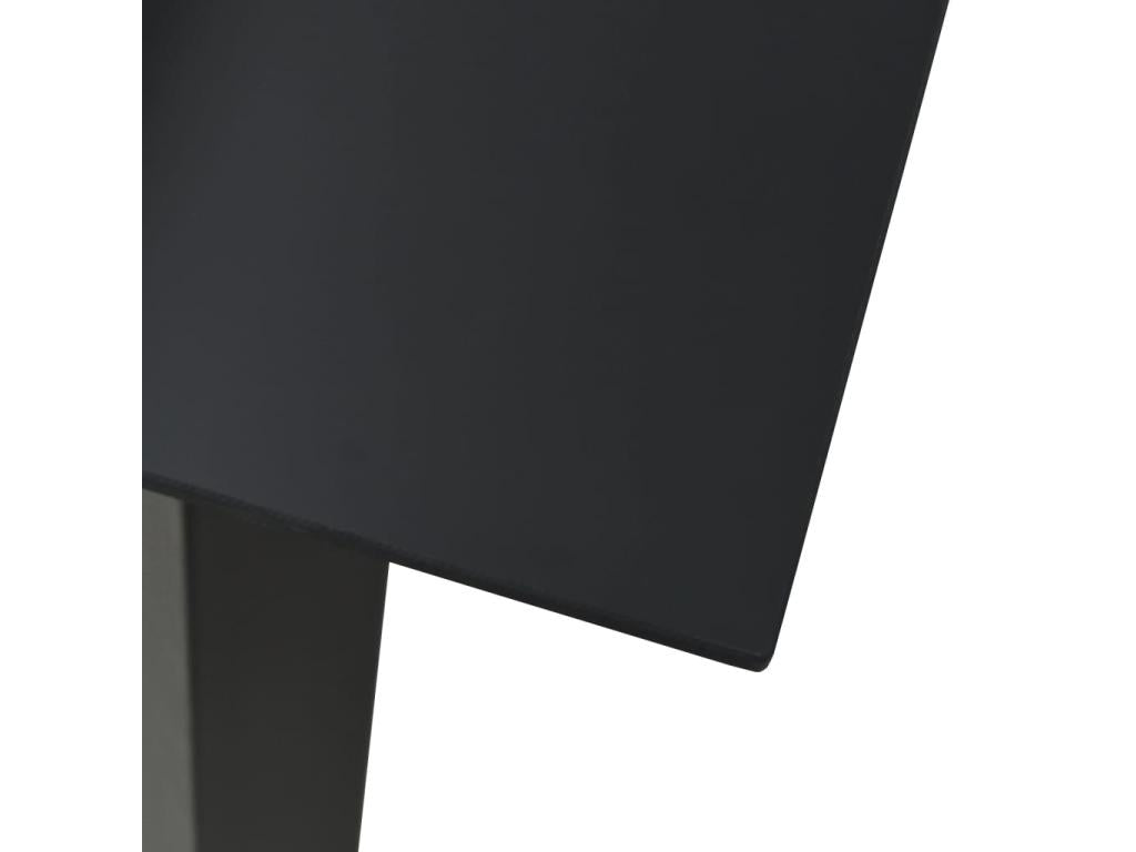 Woven Resin, Outdoor Furniture Set, Black