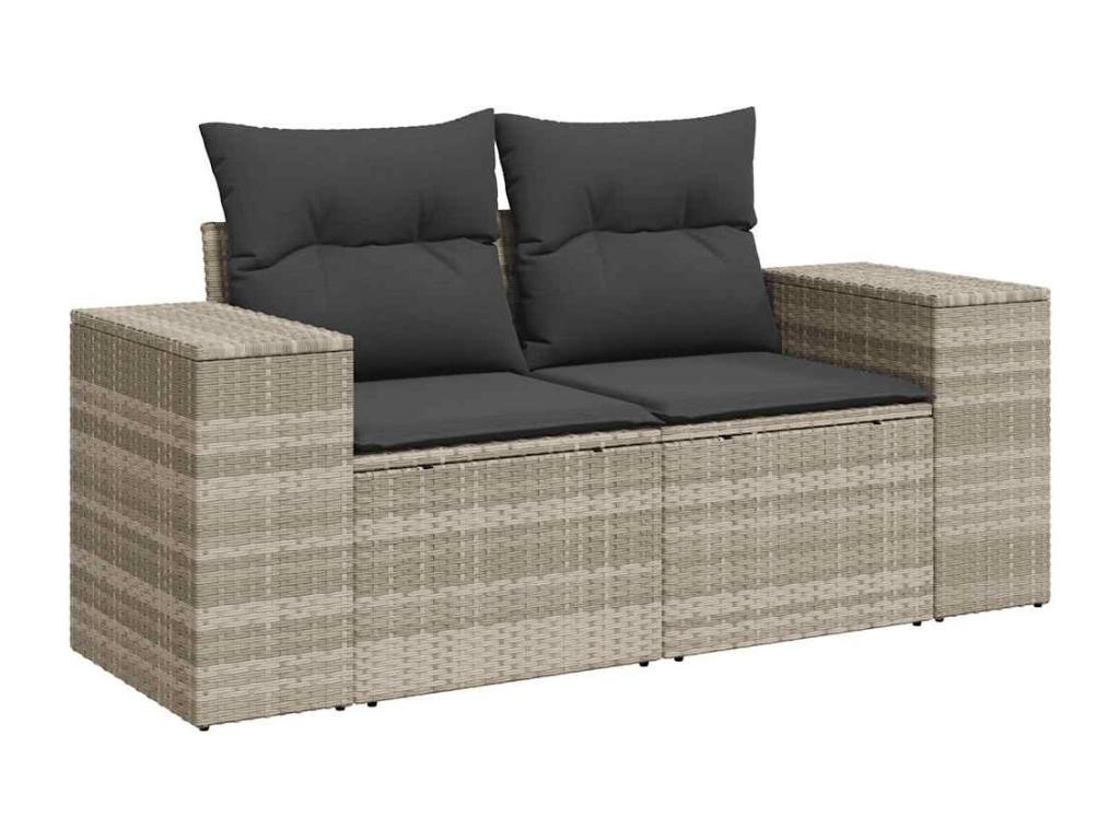 Woven Resin, Outdoor Furniture Set, Gray