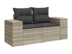 Woven Resin, Outdoor Furniture Set, Gray