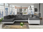 Fabric, Sofa, White, Gray, Dark