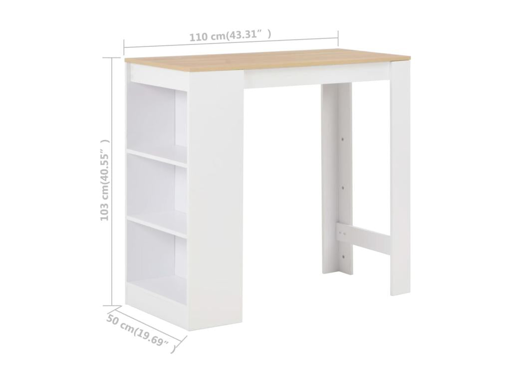 Shelf Unit, 110 X 50 X 103 cm, White