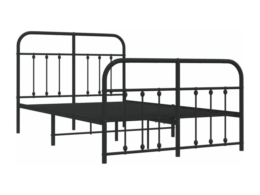 Metal, Bed Frame, Black