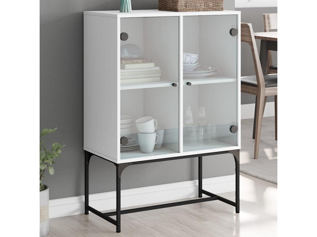 Glass, Wardrobe, 69 X 37 X 100 cm, White