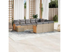 Woven Resin, Outdoor Furniture Set, Beige