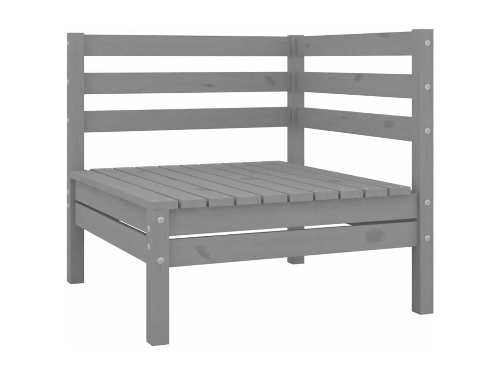 Pine Wood, Outdoor Furniture Set, Gray
