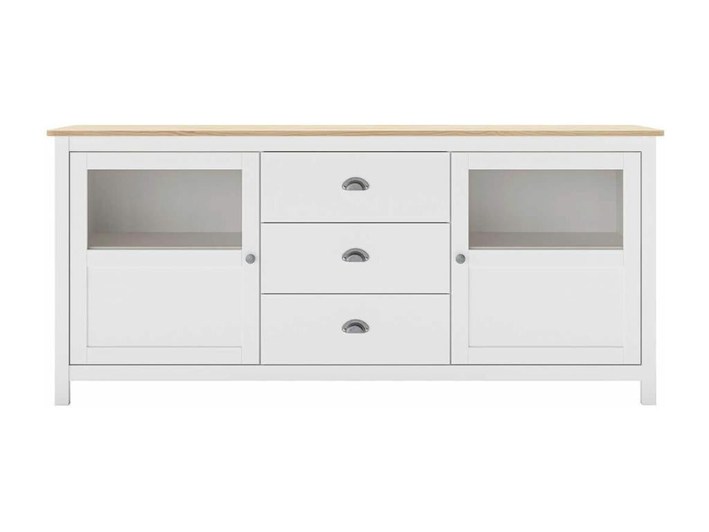 Pine Wood, Sideboard, White