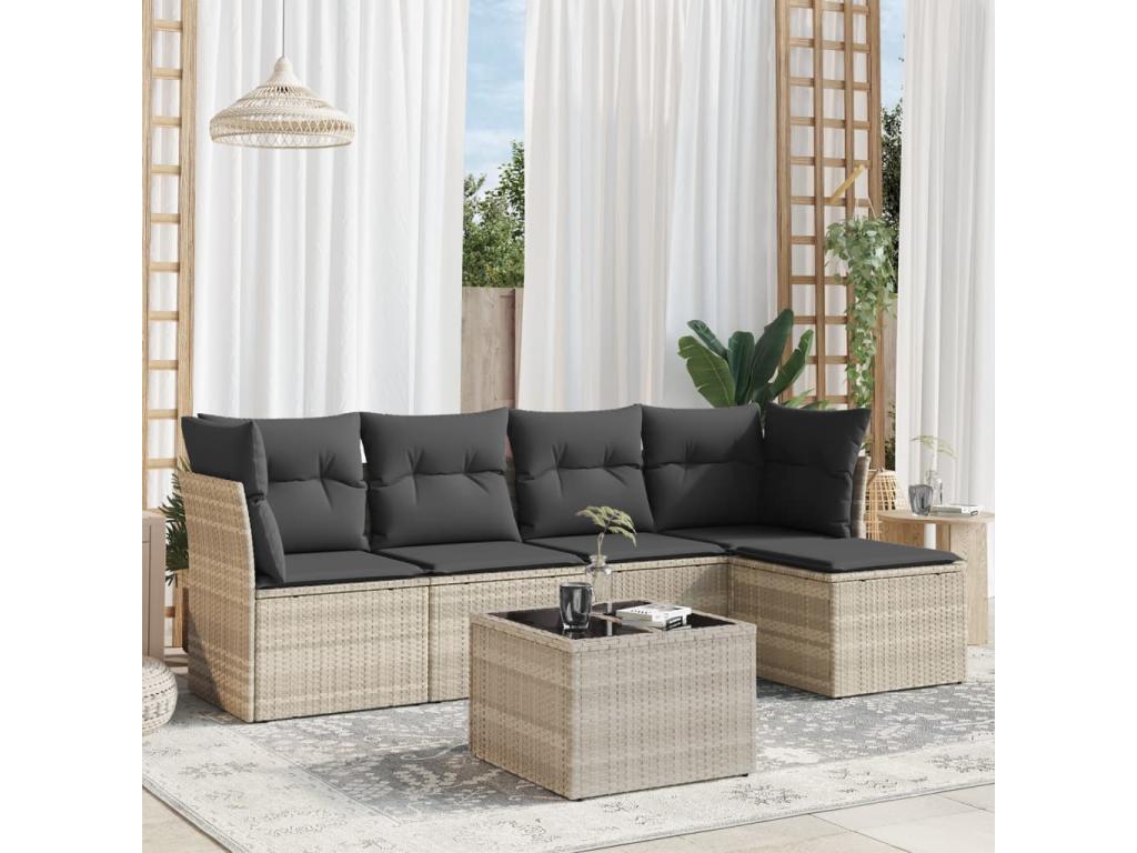 Woven Resin, Outdoor Furniture Set, Gray