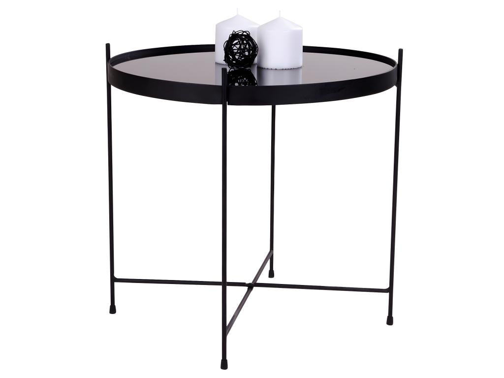 Glass, Coffee Table, Black