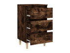 Oak Wood, Nightstand, 40 X 35 X 69 cm, Brown