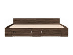 Oak Wood, Bed Frame, 200 X 200 cm, Brown