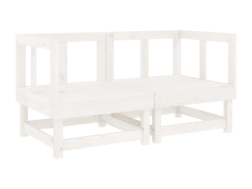 Pine Wood, Outdoor Furniture Set, White