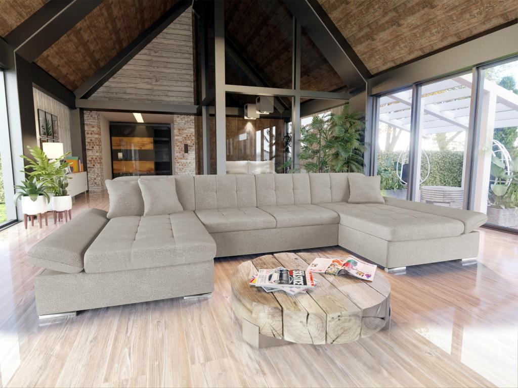 Sectional Sofa, 360 X 160 cm, Brown