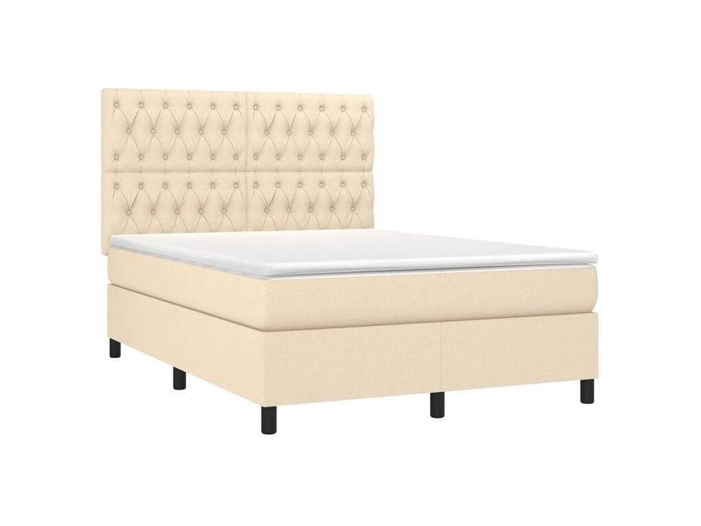 Fabric, Bed Base, White