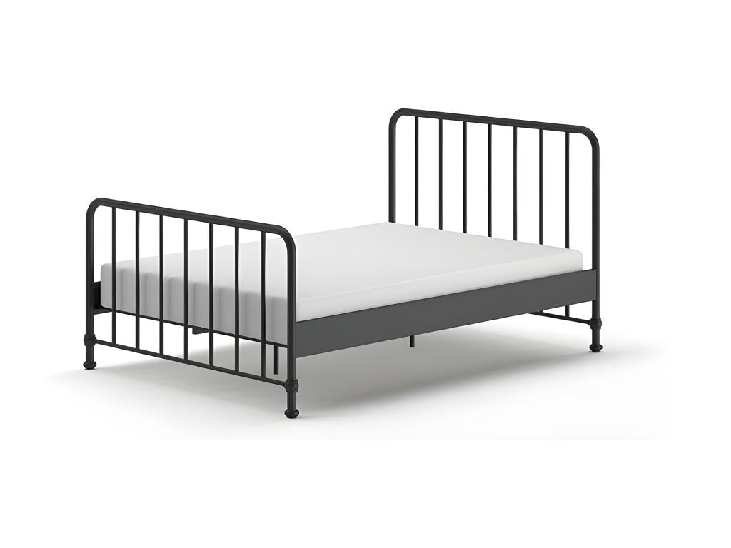 Bed Frame, 140 X 200 cm, Black